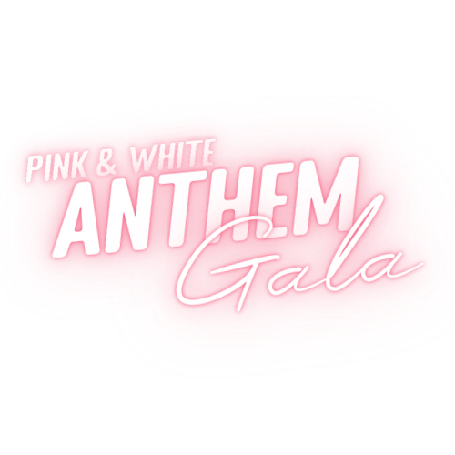 Pink & White Gala Logo